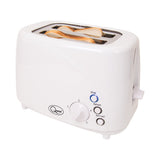 Quest white two-slice toaster LED function buttons