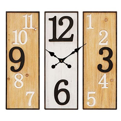 Widdop HOMETIME WALL CLOCK METAL & MDF 60CM