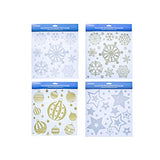 Glitter Window Stickers-4 Asst