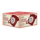 Red vintage-style Benross home telephone handset
