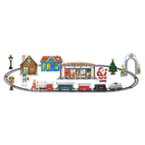 Battery-operated Santa train set with sound and headlight