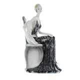 Juliana Broadway Belles Josephine 62722 sitting Art Deco lady figurine 24cm