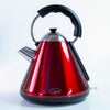 Quest 1.7L 2200W red fast boil pyramid kettle