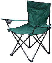 Load image into Gallery viewer, Lightweight Folding Portable Chair with Cup Holder for Camping, Caravanning, Festivals, Gardens, BBQs, Fishing and the Beach
