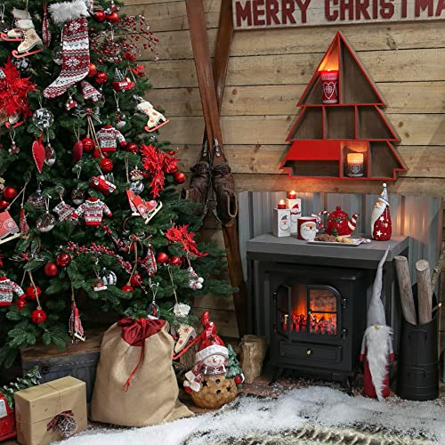 Sitting Santa shelf Christmas decoration