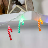 The Christmas Workshop 78260 20 LED candy cane string lights 1.9m