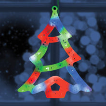 Load image into Gallery viewer, Multi Coloured LED Window Light Christmas Tree
