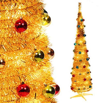 6ft Pop-up Xmas Tree - GOLD