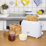 Quest 34270 classic white 2-slice toaster
