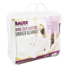 Bauer king size electric underblanket with tie-down fittings