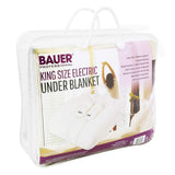 Bauer king size electric underblanket with tie-down fittings