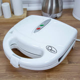 White Quest toastie maker with cool-touch handle