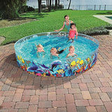 Fill N Fun Odyssey pool with colourful underwater graphics