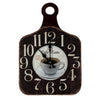 Hometime café latte chopping board wall clock 44 x 30cm