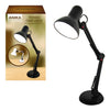 Anika black swing arm desk lamp with adjustable shade