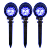 Set of 3 Global Gizmos projector stake lights