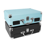Portable record player with integrated carry handle