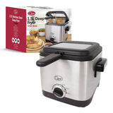 Quest compact deep fryer with viewing window