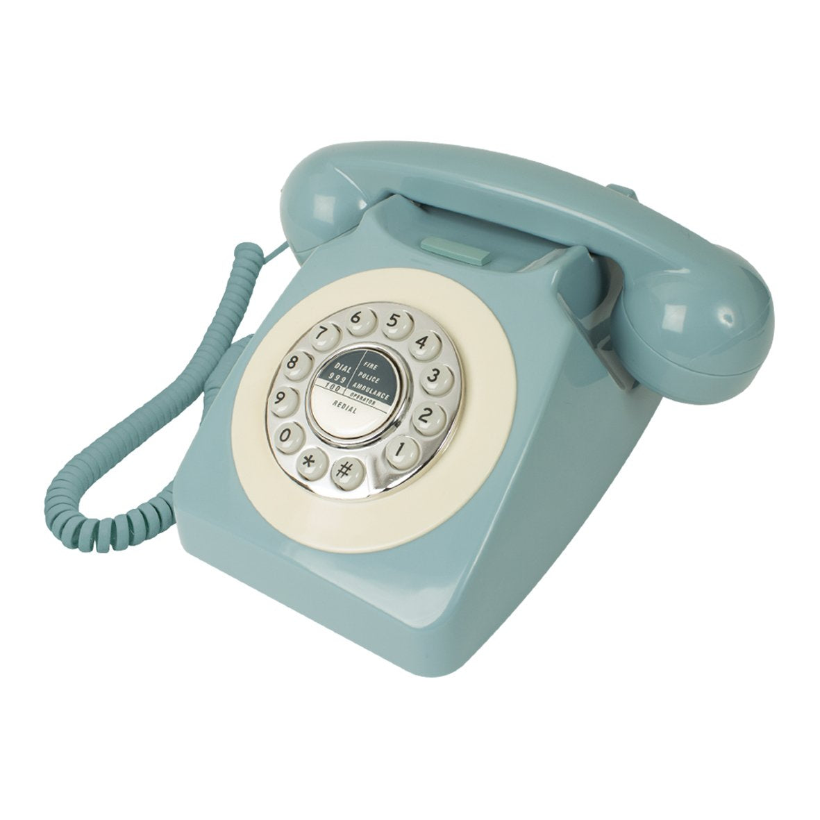 Classic Retro Vintage Style Home Telephone - Blue - Hartes HomeStore ...