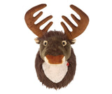 Singing reindeer head Christmas decoration