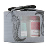 Tranquility bath and body gift set with shower gel lotion and scrubber