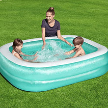 Load image into Gallery viewer, 20 Inflatable Family Pool, Blue Rectangular with Water Capacity 450L
