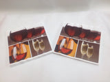 Pack of 20 wine glass paper napkins 33 x 33cm