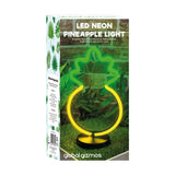 LED pineapple light powered by batteries or 5V DC adapter