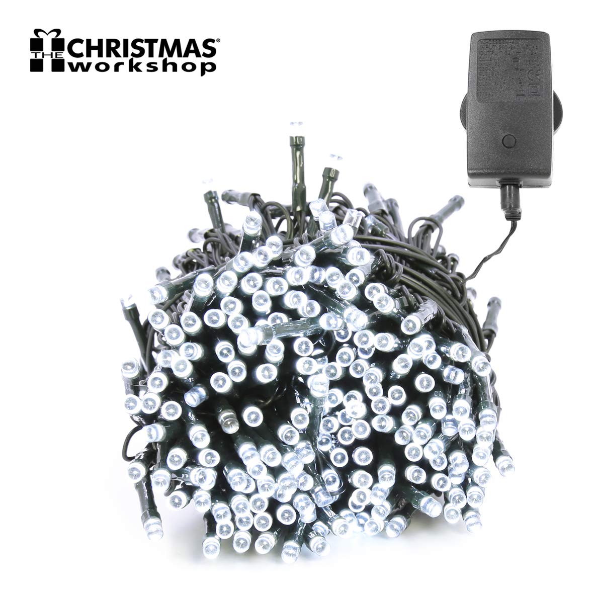 200 bright white LED chaser Christmas lights