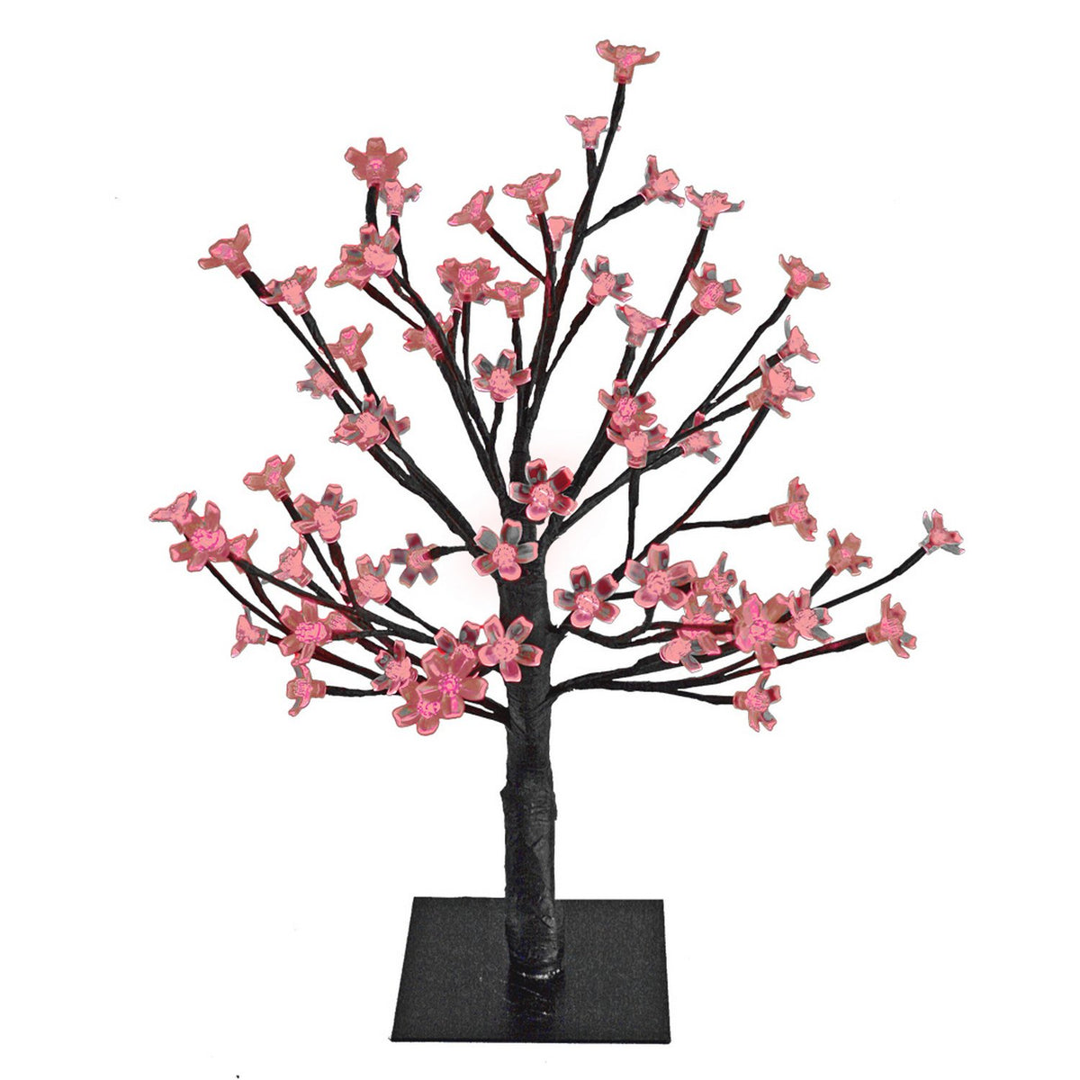 45cm red LED blossom tree with 48 lights