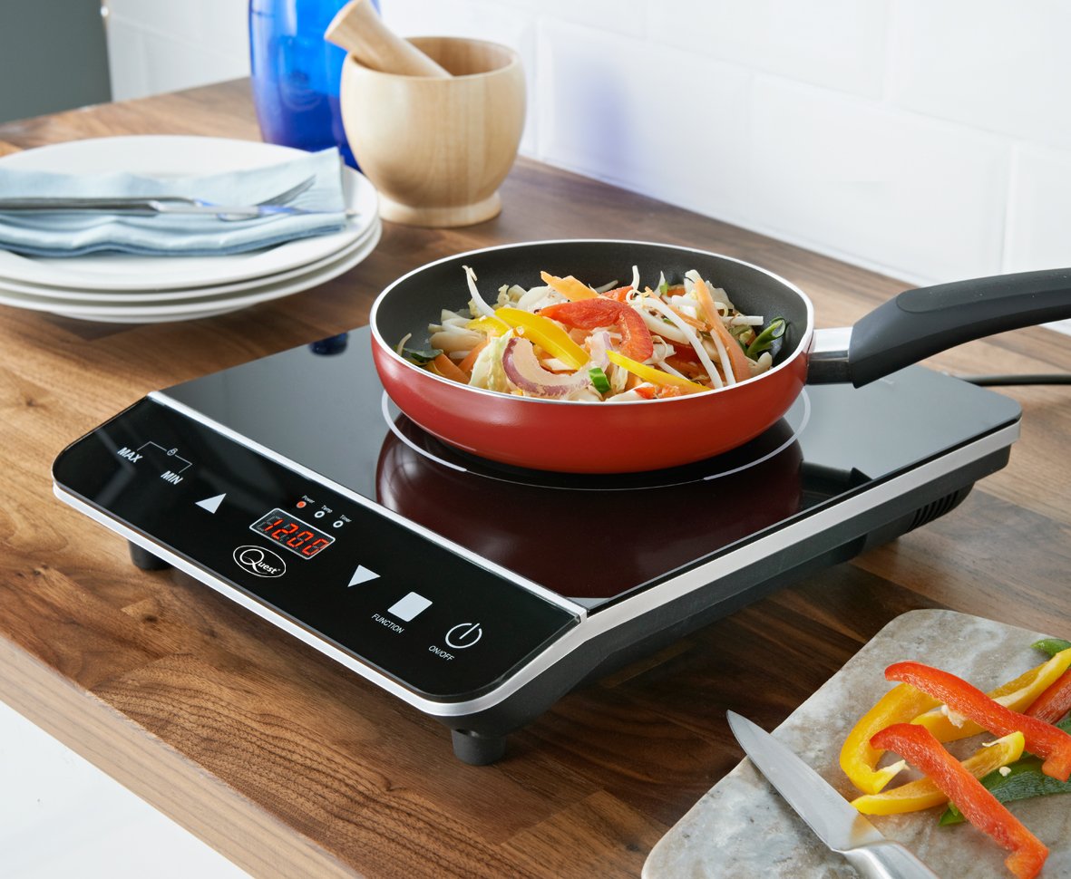 Quest 2000W single digital induction hob