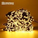 400 warm white LED chaser Christmas lights