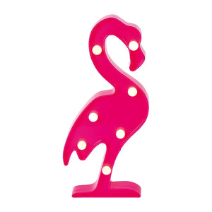 Free Standing Marquee LED Pink Flamingo