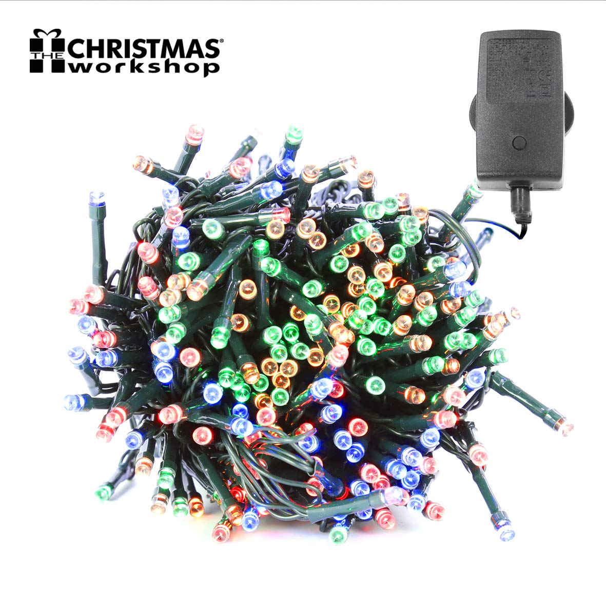 300 multicoloured LED chaser Christmas lights