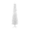 6ft white slimline artificial Christmas tree with 560 tips and metal stand