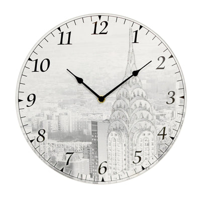 Glass 30cm Wall Clock