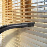 Compact cyclonic vacuum with washable HEPA filter