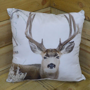 Christmas scatter cushion - light reindeer