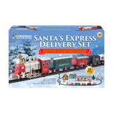 Santa's Express Christmas train with track and festive scenery