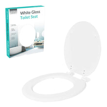 Load image into Gallery viewer, White Effect Toilet Seat Plastic Hinges
