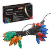 50 multicoloured LED strawberry Christmas lights with battery timer