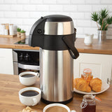 Quest 3L stainless steel airpot pump action drinks dispenser