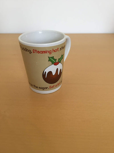 Christmas pudding mug
