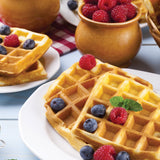 Quest 35940 four-slice waffle maker open
