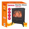 Cast Iron Effect Electric Stove ~ 1800w ~ Black