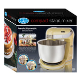 Compact cream 3 litre stand mixer for baking