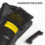 12-slide LED landscape projector product view