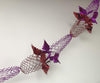 2.7m Christmas Foil Decoration Garland (RED/PURPLE)