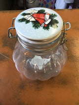 Small 10cm double bell candy jar for sweets and treats
