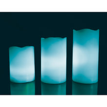 Load image into Gallery viewer, 3pc Flameless LED Candles ~ Remote Control ~ Colour Changing
